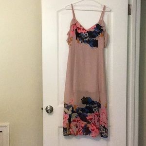 Blush dress from Express